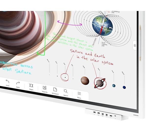 TELEVISEUR SAMSUNG 85 SMART TACTIL INTERACTIVE LH85WMBWBGCXEN