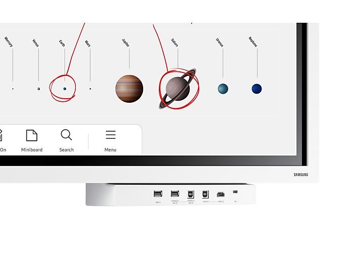 TELEVISEUR SAMSUNG 85 SMART TACTIL INTERACTIVE LH85WMBWBGCXEN
