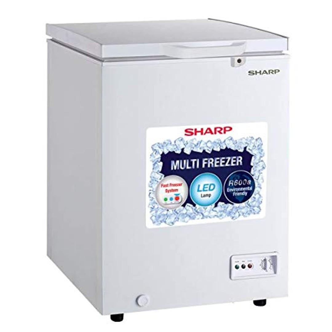 CONGELATEUR SHARP HORIZONTAL 140LITRES BLANC