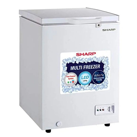 CONGELATEUR SHARP HORIZONTAL 140LITRES BLANC Kebaelectromenager
