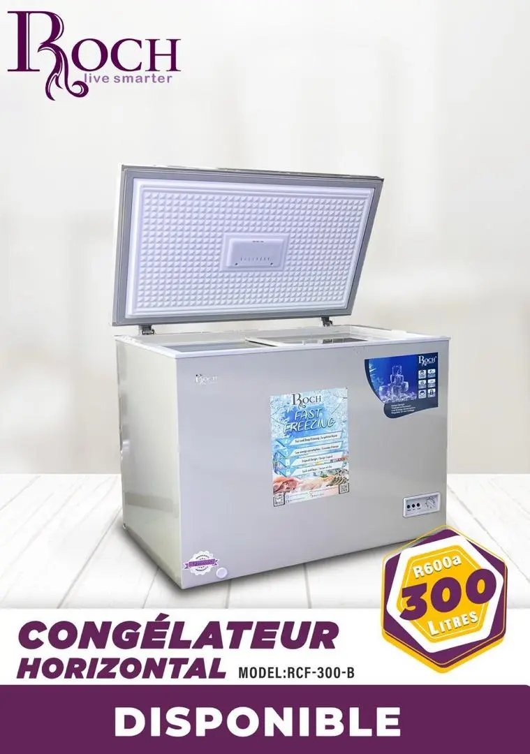 CONGELATEUR ROCHE HORIZONTAL 300LITRES Kebaelectromenager