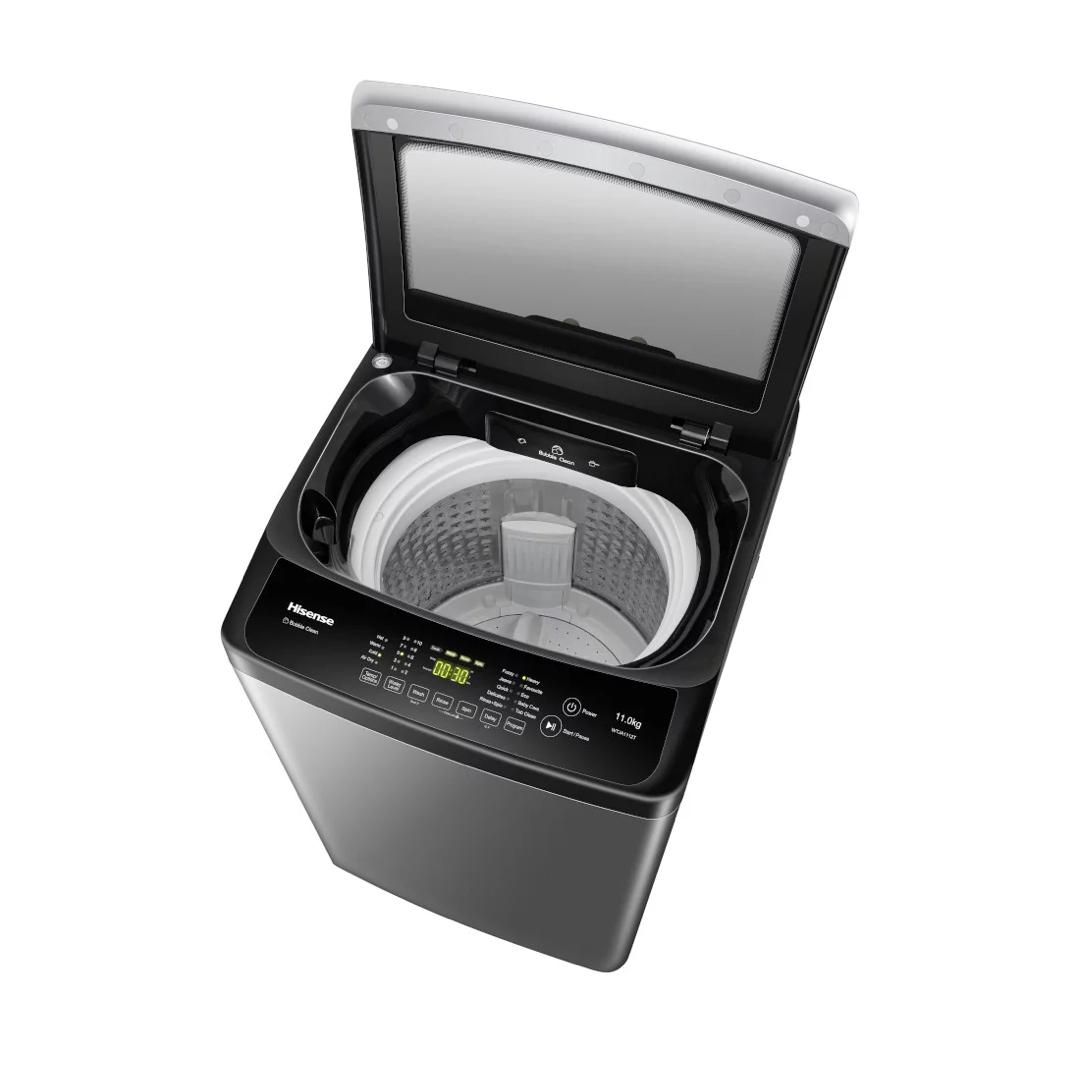 MACHINE A LAVER HISENSE 11KG TOP LOAD GRIS WTJA1112T