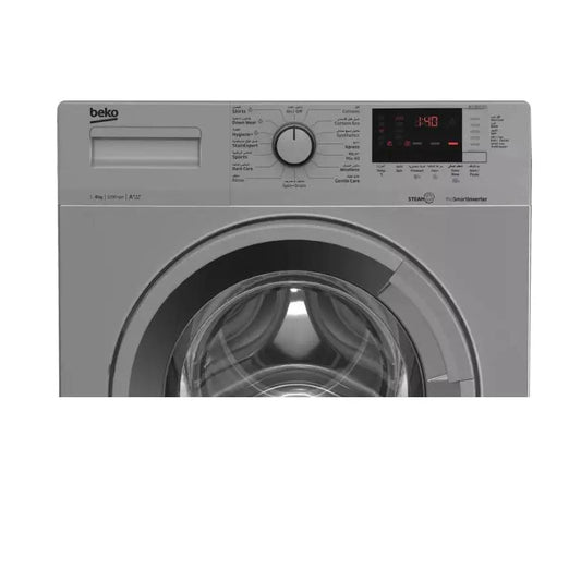MACHINE A LAVER BEKO 8KG A+++ +VEROUILLAGE ENFANT GRIS WCC8612XSS Kebaelectromenager