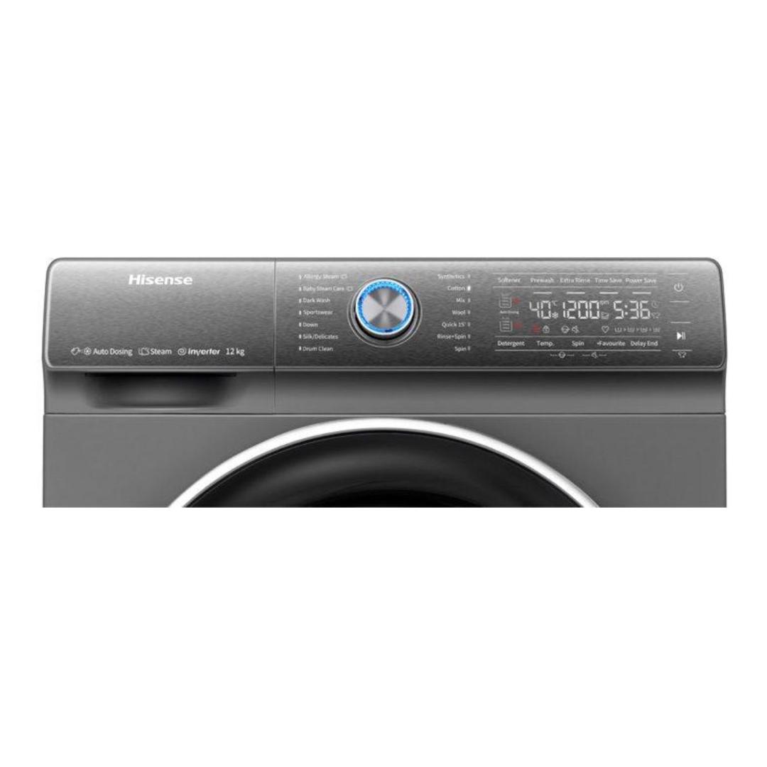 MACHINE A LAVER HISENSE 12KG AVEC 8KG SECHAGE FRONT LOAD GRIS WD5S1245BB