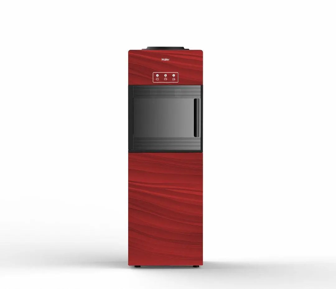 FONTAINE HAIER AVEC FRIGO ROUGE Kebaelectromenager