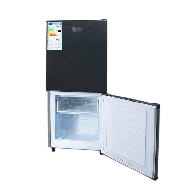 REFRIGERATEUR ROCH COMBINE 2TIROIRS GRIS FRF145DBW