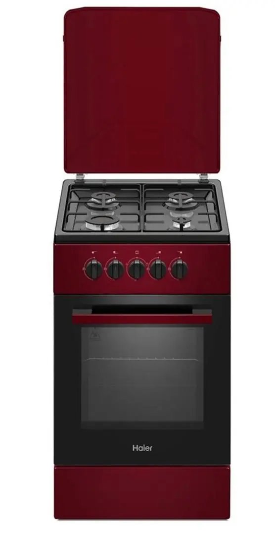 CUISINIERE HAIER HCR2040EGR 50×50 4FEUX ROUGE Kebaelectromenager