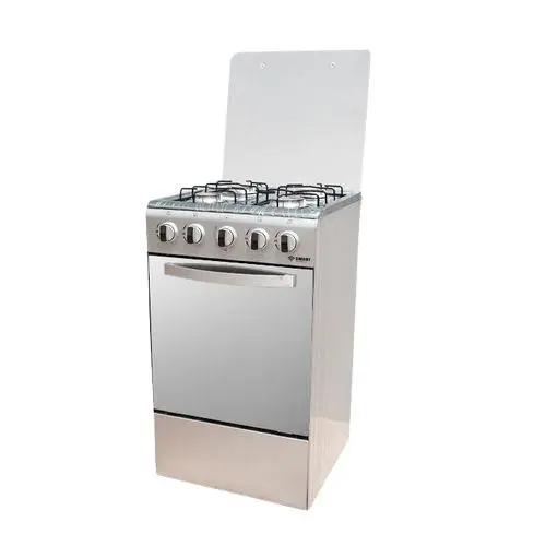CUISINIERE SMART TECHNOLOGY 4FEUX 50×50 A GAZ INOX STC5050S Kebaelectromenager