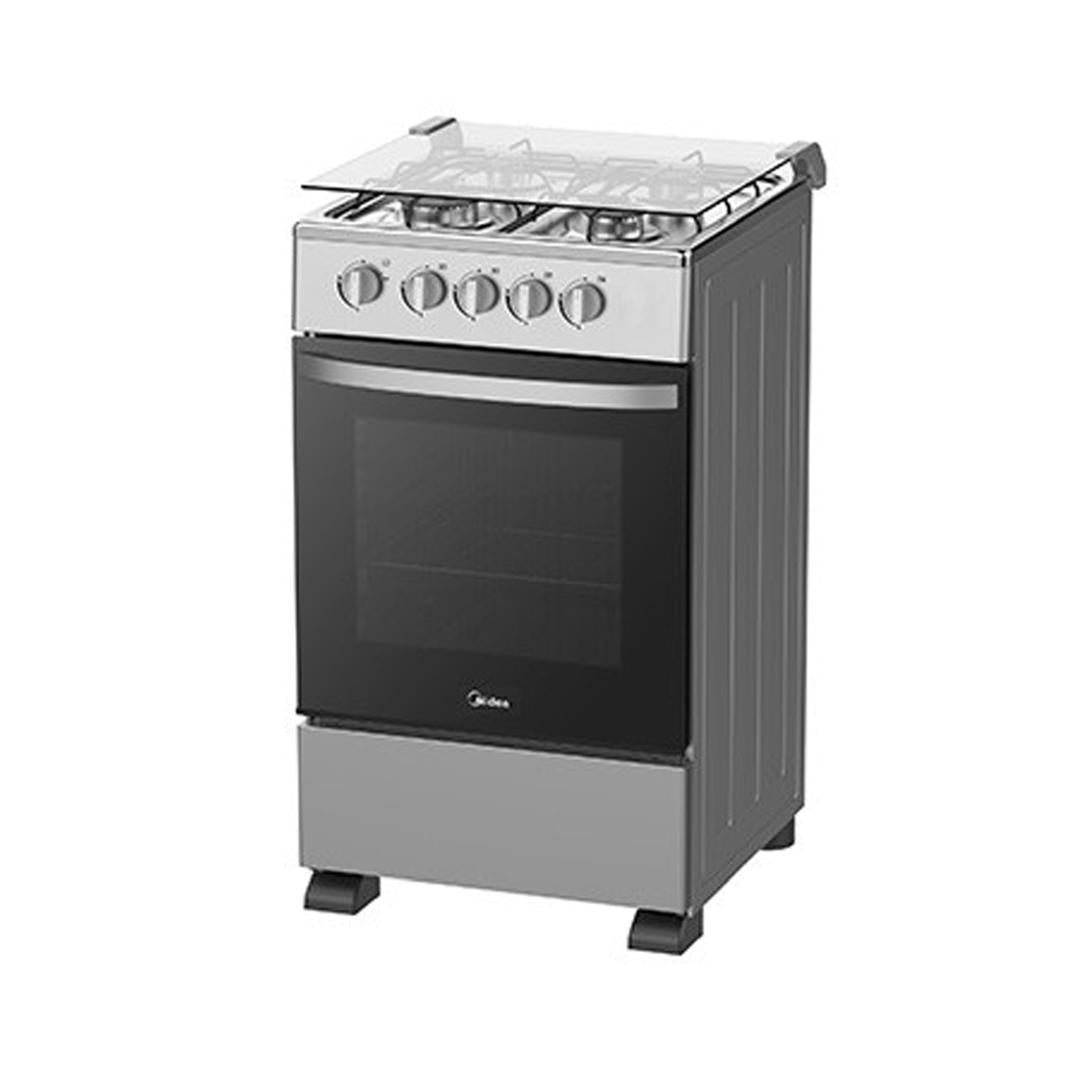 CUISINIERE MIDEA 4FEUX 50×50 GRIS 4G082S