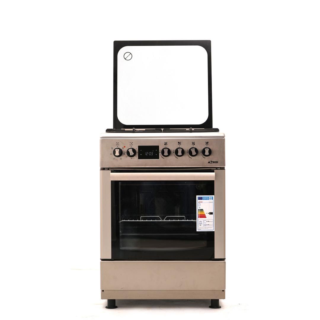 CUISINIERE ASTECH 4FEUX 60×60 FULL OPTION ELECTRIQUE CK65ELCF