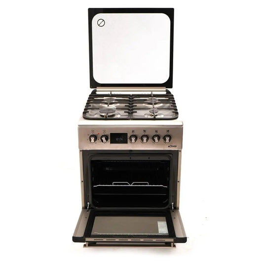 CUISINIERE ASTECH 4FEUX 60×60 FULL OPTION ELECTRIQUE CK65ELCF Kebaelectromenager