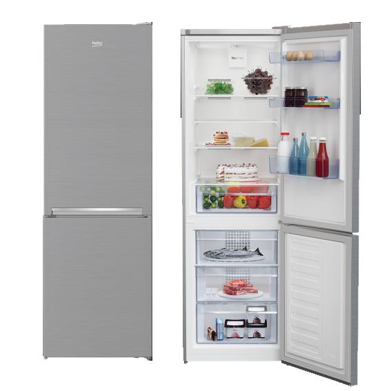 REFRIGERATEUR BEKO COMBINE 3TIROIRS NEOFROST A++GRIS RCNA420SX