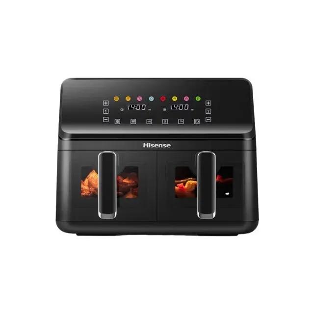 AIR FRYER HISENSE 4LITRES DOUBLE FENETRE H08AFBK2S1 Kebaelectromenager