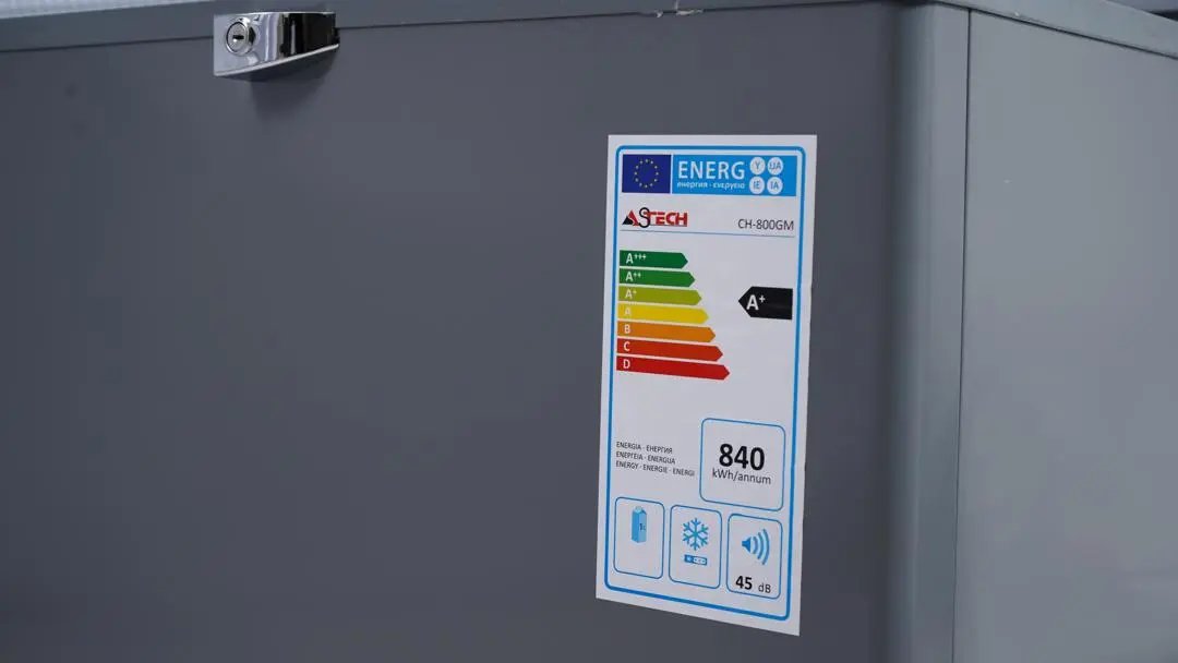 CONGELATEUR ASTECH HORIZONTAL 800LUTRES GRIS CH800GM Kebaelectromenager