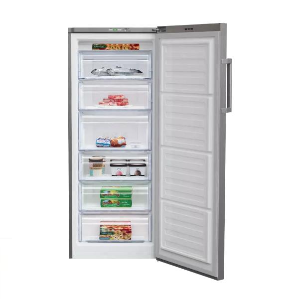 CONGELATEUR BEKO VERTICAL 6TIROIRS PLAQUE ALUMINIUM GRIS RFSE300S