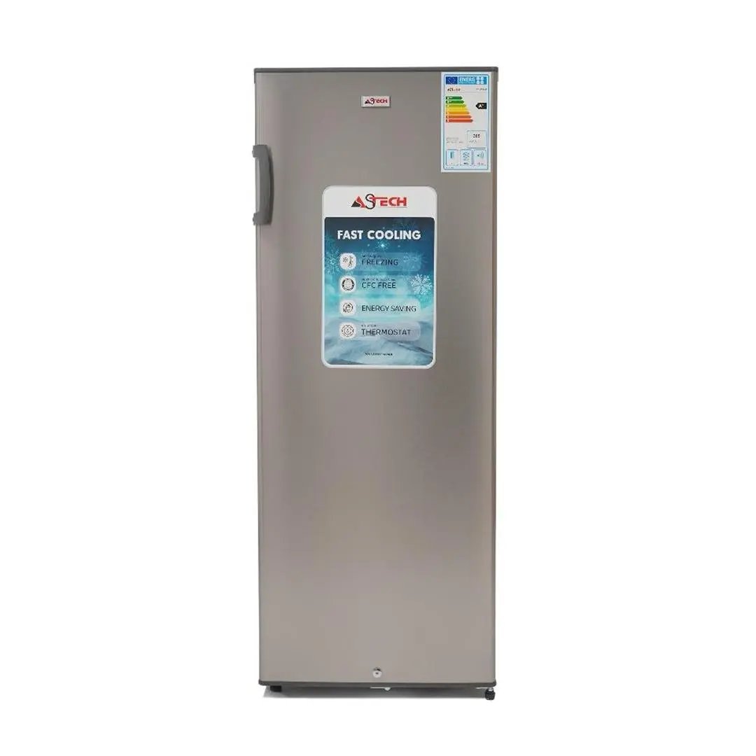 CONGELATEUR ASTECH VERTICAL 8TIROIRS 240LITRE PLAQUE ALUMINIUM GRIS PA240CD Kebaelectromenager