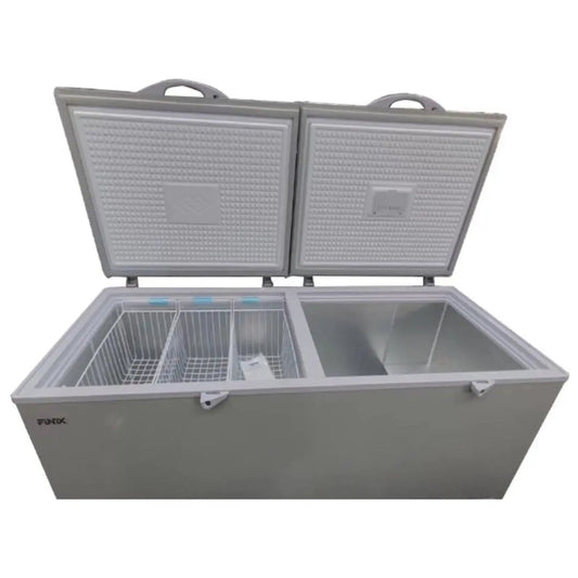 CONGELATEUR FINIX HORIZONTAL 2PORTE COFFRE 830LITRES GRIS XF650 Kebaelectromenager