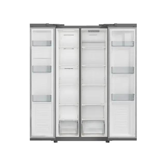 REFRIGERATEUR HISENSE SIDE BY SIDE 2PORTES 428LITRES INVERTER INOX RC55WS4SA Kebaelectromenager