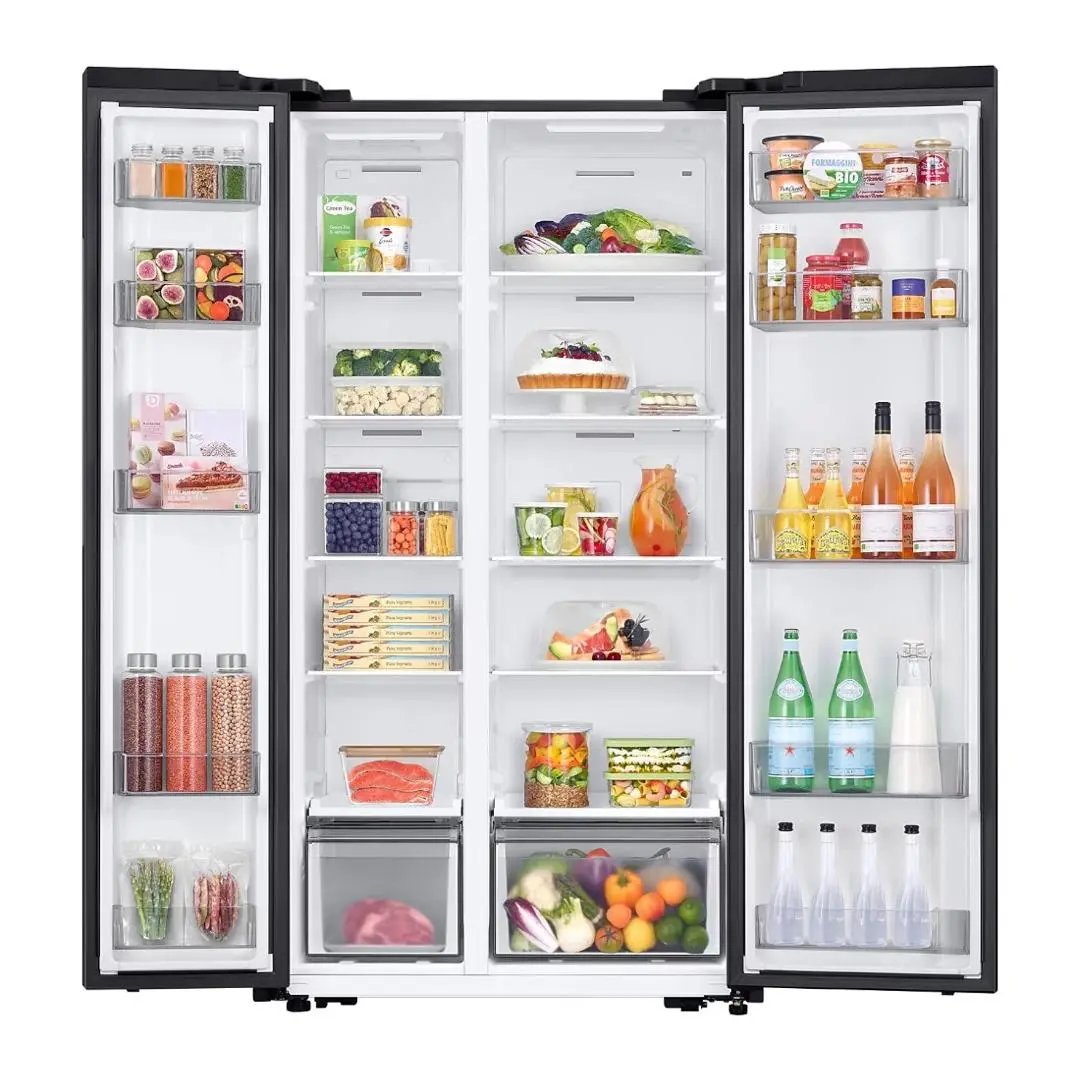 REFRIGERATEUR SAMSUNG SIDE BY SIDE 2PORTES 583LITRES INVERTER GRIS RS57DG400EB4EF Kebaelectromenager