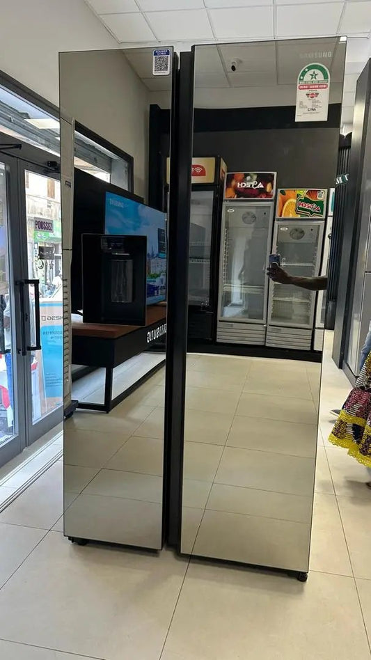REFRIGERATEUR SAMSUNG SIDE BY SIDE MIROIR FONTAINE RS64R53112A Kebaelectromenager