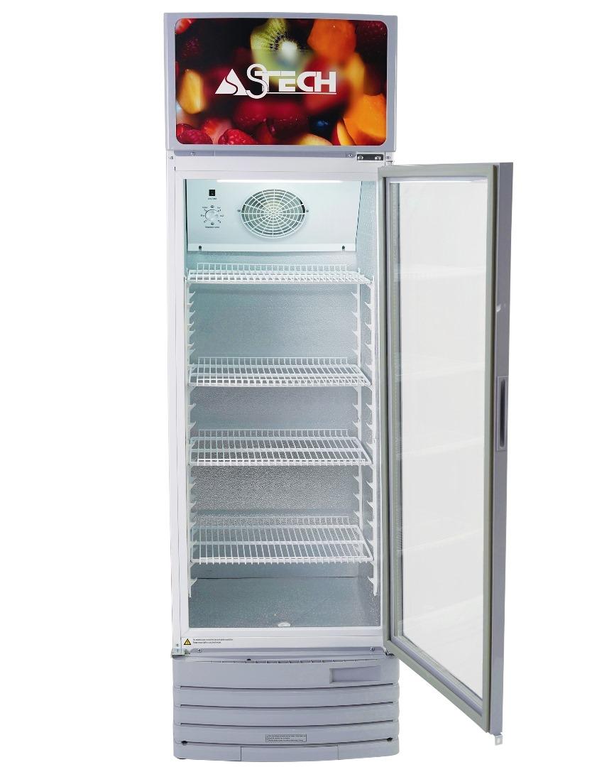 RÉFRIGÉRATEUR ASTECH VITRINE 1PORTE 374L