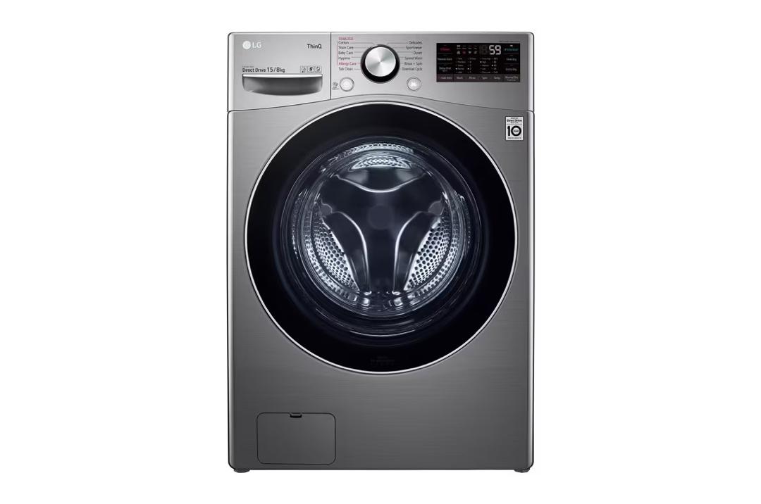 MACHINE À LAVER LG 15KG/8KG SECHAGE
