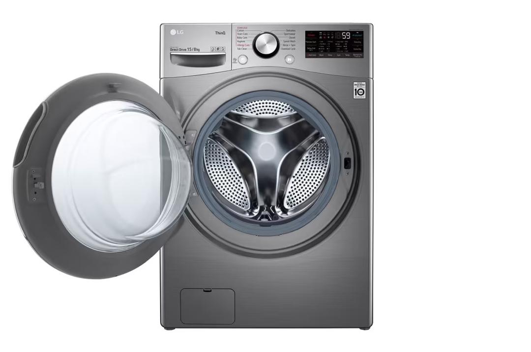 MACHINE À LAVER LG 15KG/8KG SECHAGE