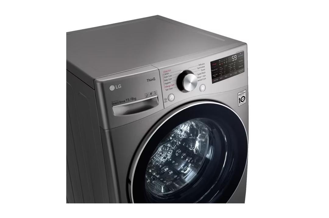 MACHINE À LAVER LG 15KG/8KG SECHAGE
