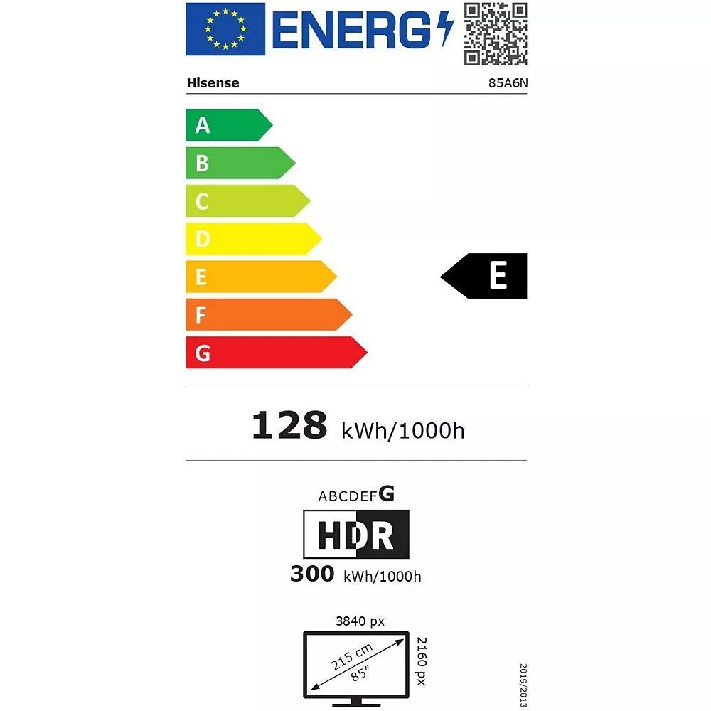 TELEVISEUR HISENSE 85 LED SMART