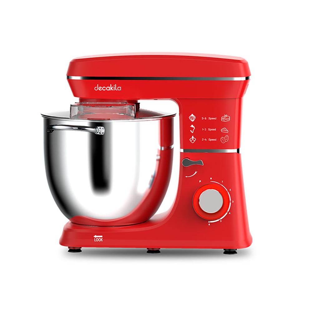 Mixeur Decakila sur Socle 10L – KEMX017R – Robot Pâtissier 1400W Inox 6 Vitesses
