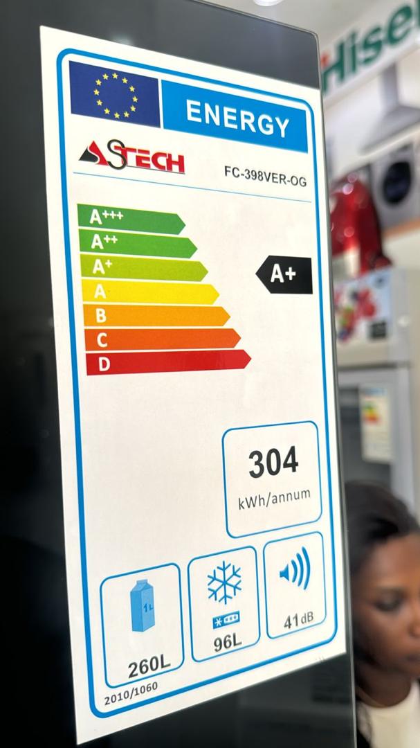 REFRIGERATEUR ASTECH COMBINE 3TIROIRS GRIS FC398VEROG