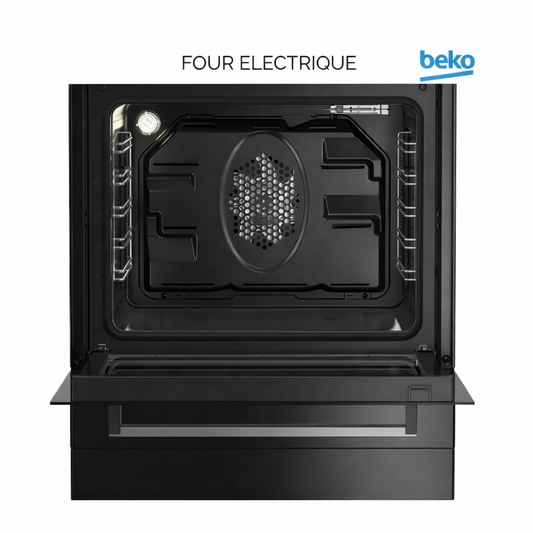 Intérieur four électrique BEKO avec ventilation cuisson homogène
