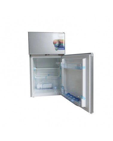 "Finition élégante couleur argent du réfrigérateur domestique BCD-260, design moderne et robuste"