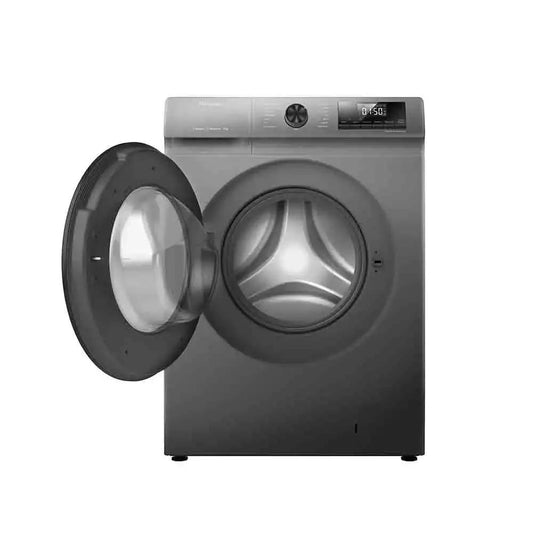 MACHINE A LAVER HISENSE 8KG INVERTER FRONT LOAD GRIS WFQP8014EVMT Kebaelectromenager