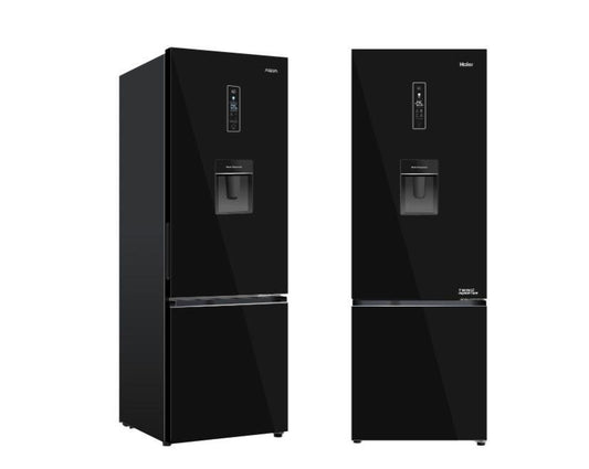 RÉFRIGÉRATEUR HAIER COMBINÉ AVEC FONTAINE NOIR