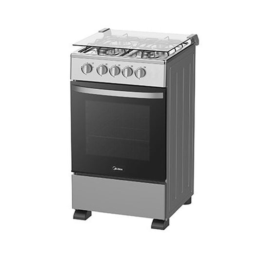 CUISINIERE MIDEA 4FEUX 50×50 GRIS 4G082S