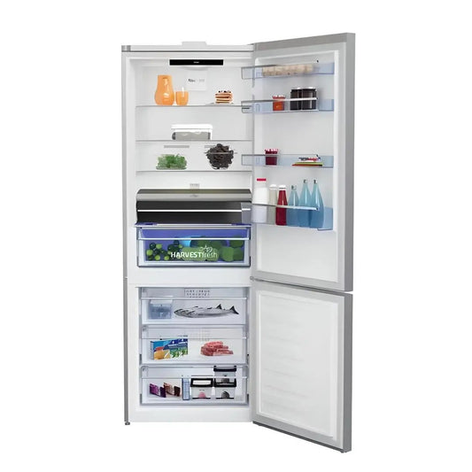 REFRIGERATEUR BEKO COMBINE 3TIROIRS 560LITRES NOFROST PRENIUM GRIS RCNE560 Kebaelectromenager