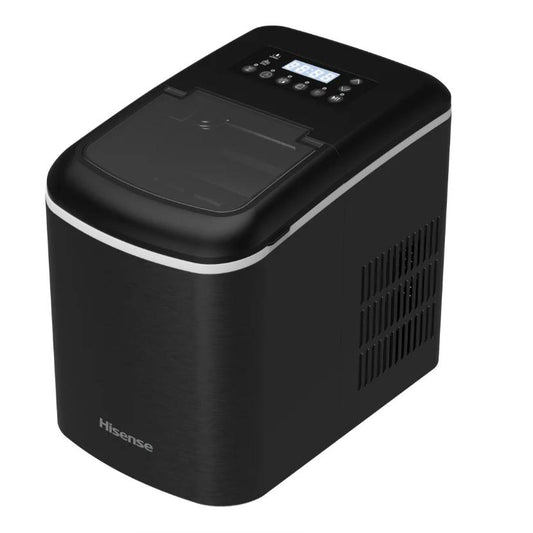 MACHINE A GLACE HISENSE 15KG NOIR INOX ICM1504