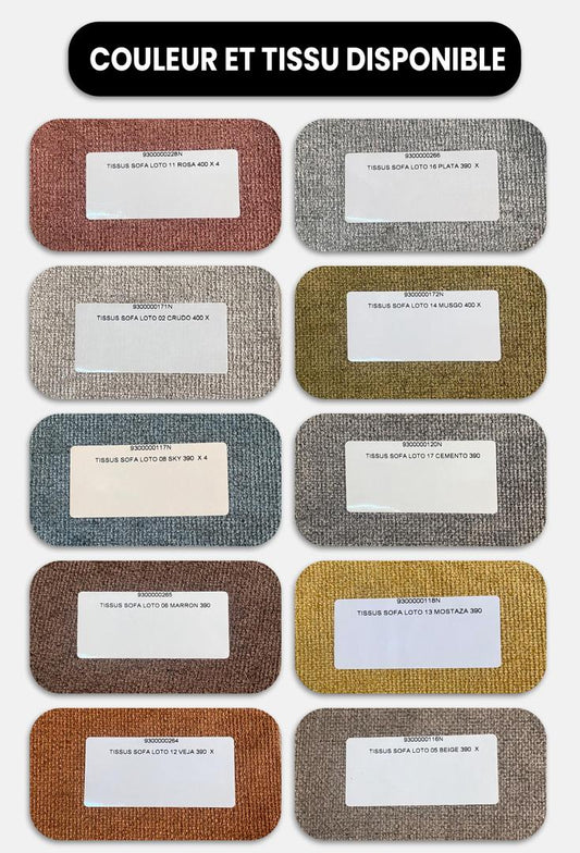 SALON CANAPE 6PLACES SIMILI CUIR COULEUR AU CHOIX CONFORMA