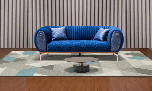 SALON SDM VIP 7PLACES ROUGE BORDEAU SDM036 Kebaelectromenager