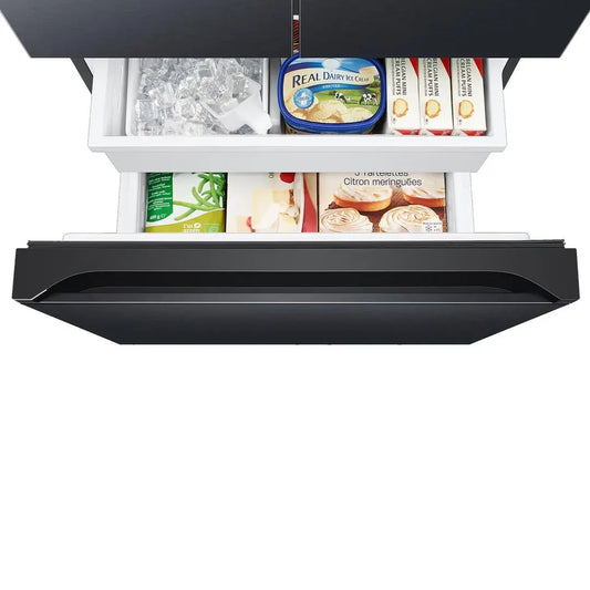 REFRIGERATEUR SAMSUNG SIDE BY SIDE 3PORTES AVEC DIST D EAU GRIS RF50C530EB1 Kebaelectromenager