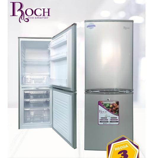REFRIGERATEUR ROCH COMBINE 3TIROIRS 260LITRES GRIS RFR 260DB