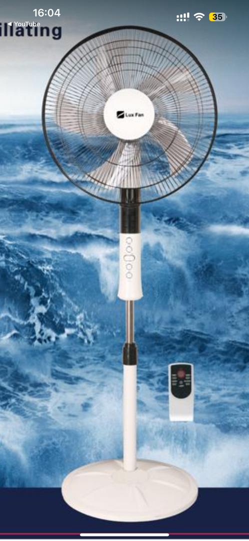 Ventilateur Continental 18 Pouces Noir et Blanc avec Télécommande – Puissant et Moderne