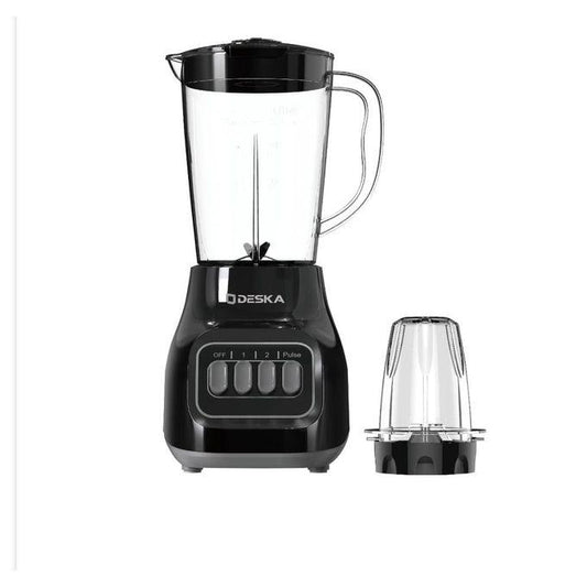 Mixeur Deska Électrique 2 en 1 Noir – MIX2033XB – Blender 500W avec Cruche en Verre