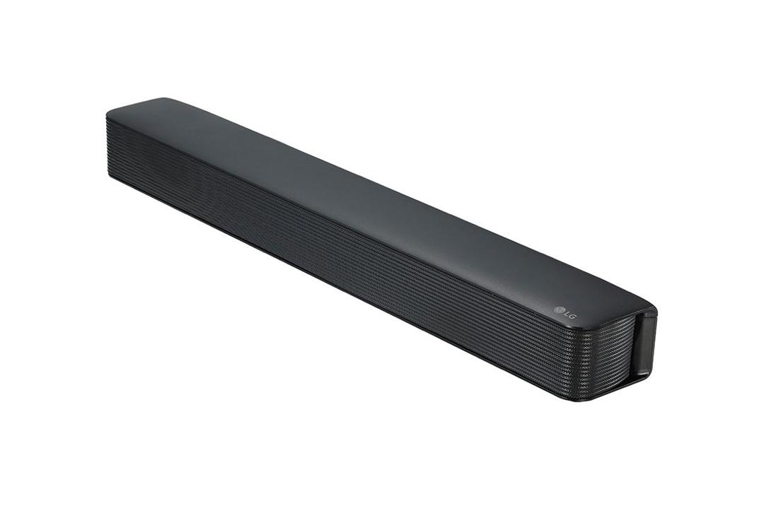 Barre de son LG SK1 – compacte, Bluetooth, design discret, améliore le son du téléviseur sans encombrement.