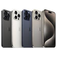  iPhone 15 Pro Max 256 Go scellé, couleur noir, vue de face et de dos, sur fond blanc.