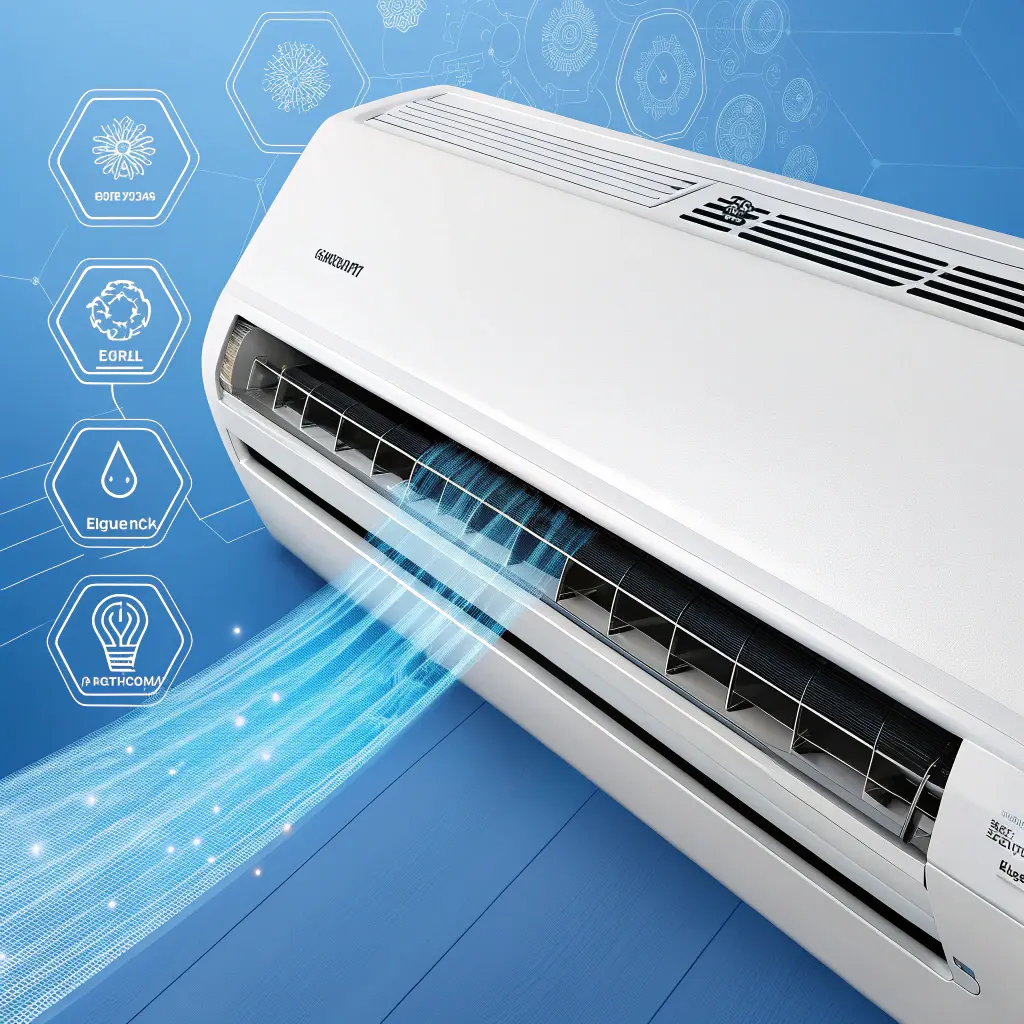 SPLIT SAMSUNG AR 9000BTU NEW MODEL DOUBLE INVERTER AR09BVHGAWKX Kebaelectromenager