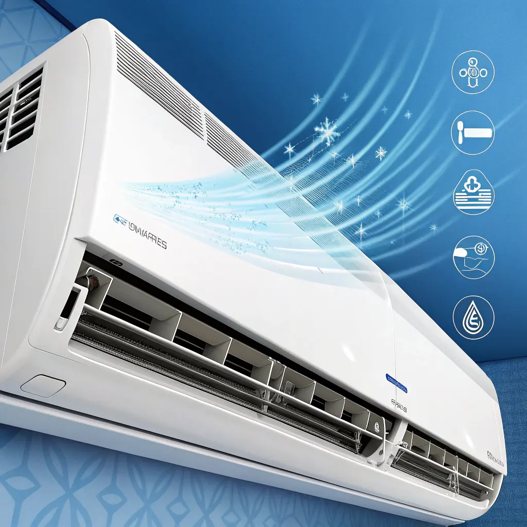 SPLIT SAMSUNG AR 9000BTU NEW MODEL DOUBLE INVERTER AR09BVHGAWKX Kebaelectromenager