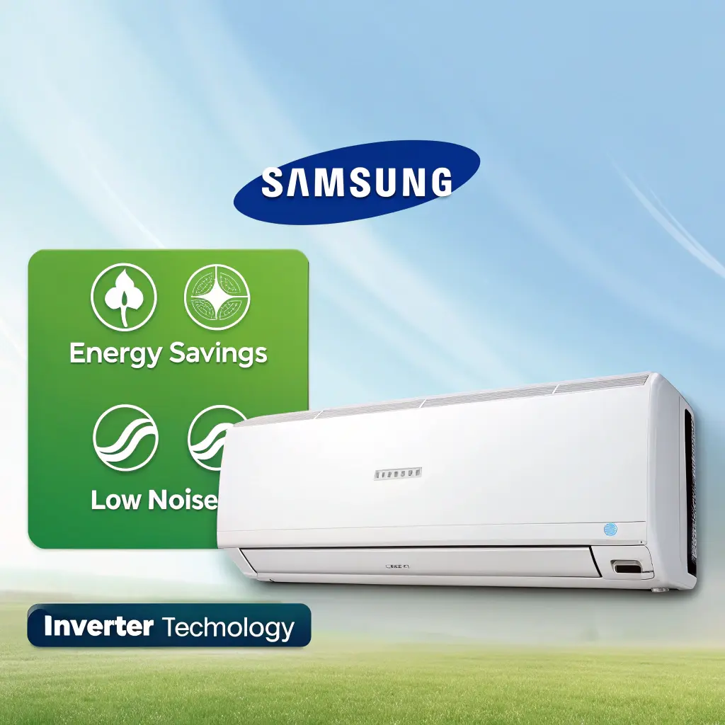 SPLIT SAMSUNG AR 9000BTU NEW MODEL DOUBLE INVERTER AR09BVHGAWKX Kebaelectromenager